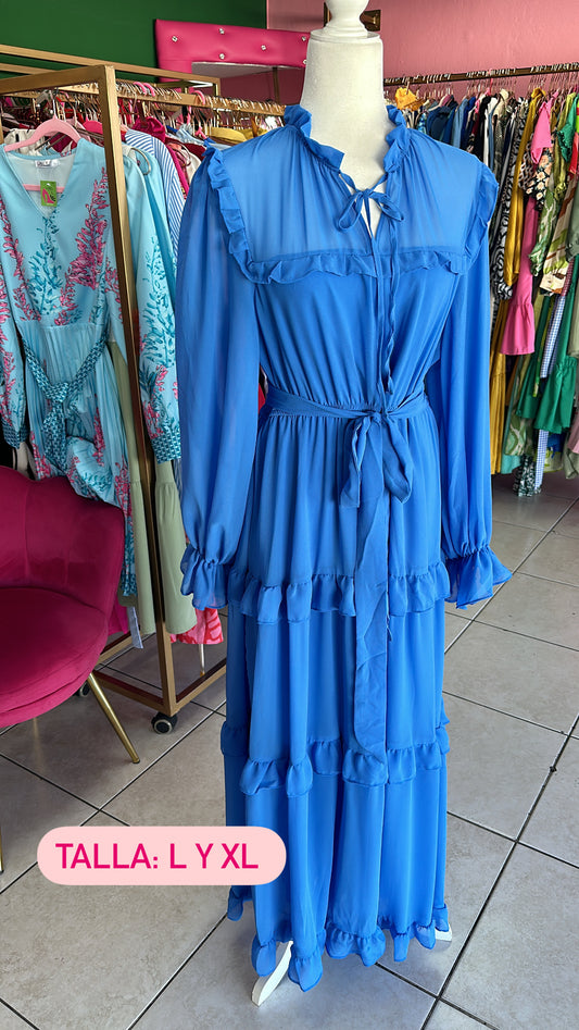 Blue Dress Size L y XL