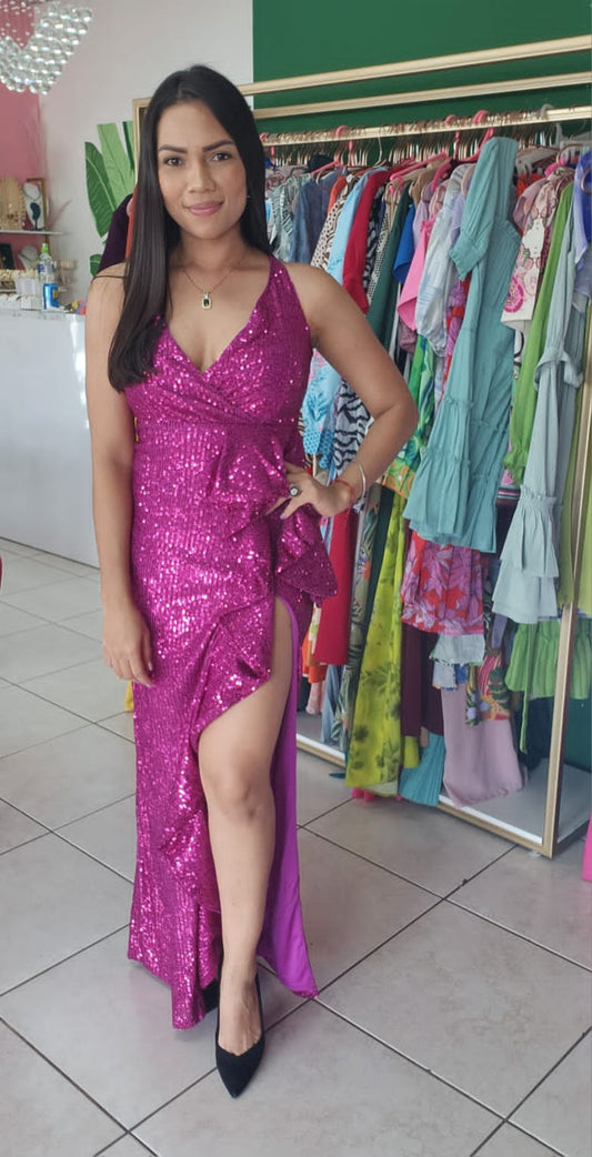 Vestido rosa