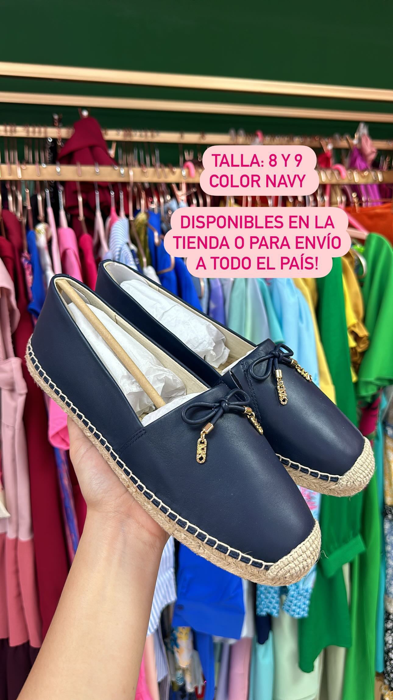 Michael kors Navy Espadrille